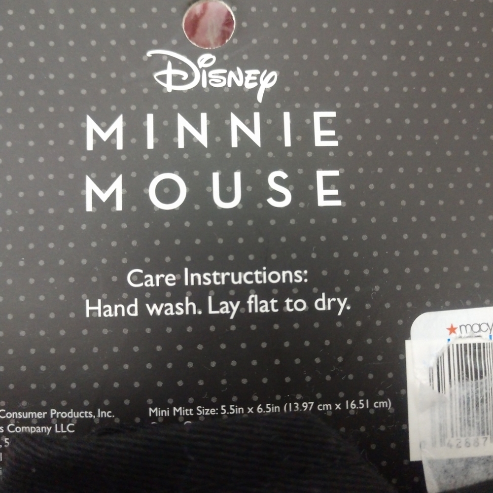 2 Pack Heat Resistant Minnie Mouse Mini Oven Mitts - Picture 5 of 6